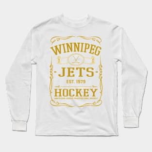 Vintage Jets Hockey Long Sleeve T-Shirt